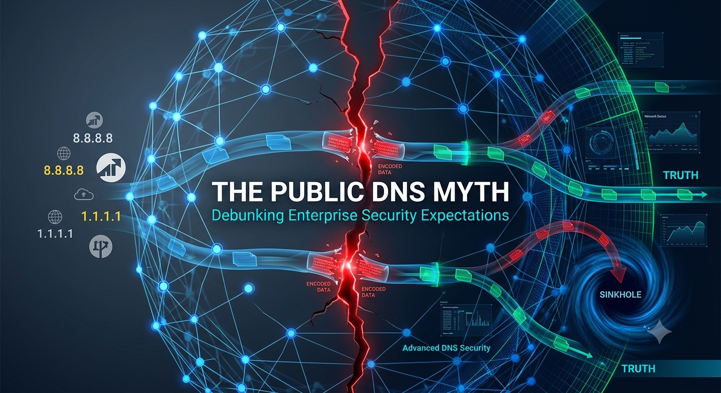 The Public DNS Myth: Why Free Resolvers Can’t Stop Modern Cyberattacks?
